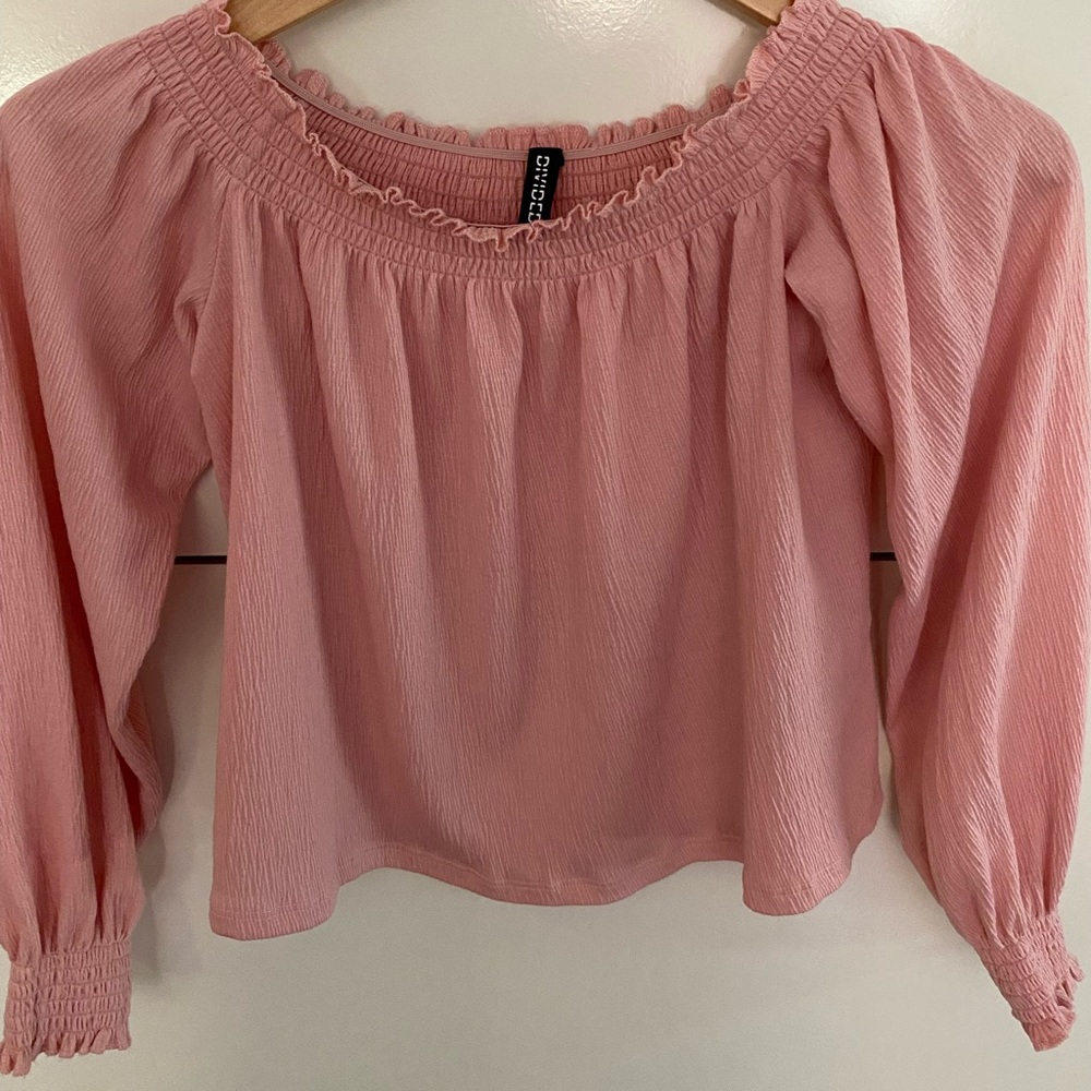 Girls H&M crop swing blouse, size 10-12.